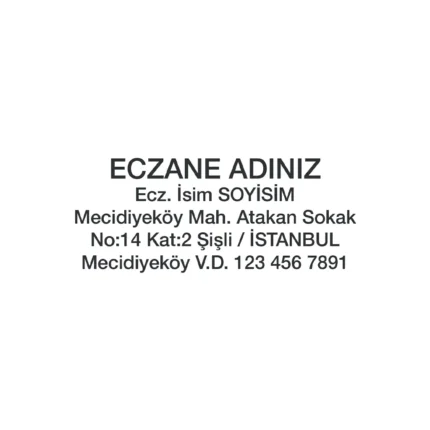 Eczane Eczacı Kaşesi