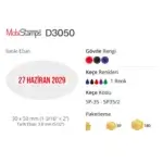 Mobistamps D3050 Tarih Kaşesi